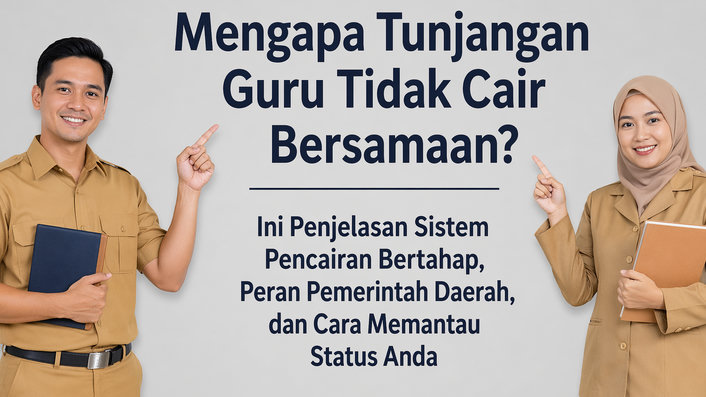 Mengapa Tunjangan Guru Tidak Cair Bersamaan? Ini Penjelasan Sistem Pencairan Bertahap, Peran Pemerintah Daerah, dan Cara Memantau Status Anda