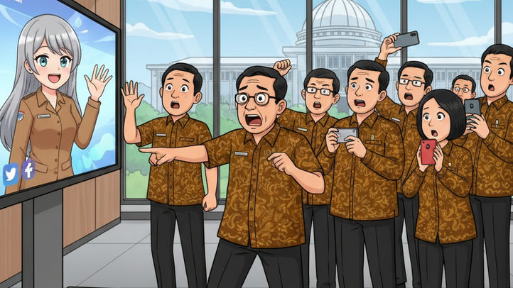 Bikin Heboh! Sosok Virtual ‘Sena’ ASN Digital DPD RI Ternyata Proyek Tugas CPNS