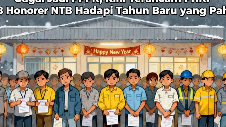 Gagal Jadi PPPK, Kini Terancam PHK! 518 Honorer NTB Hadapi Tahun Baru yang Pahit