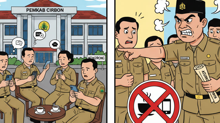 Pemkab Cirebon Tegaskan Disiplin ASN, Stop Nongkrong dan Aktivitas Pribadi Saat Dinas!