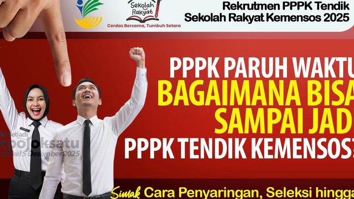 DISARING SEJAK AWAL, Bagaimana PPPK Paruh Waktu Bisa Sampai Jadi PPPK Tendik Kemensos? Simak Cara Penyaringan, Seleksi hingga Sistem Kelulusan