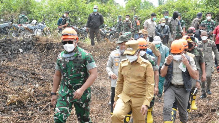 Presiden Atensi Karhutla di Riau, Panglima TNI instruksikan Pangdam I Bukit Barisan Turun Langsung ke Lokasi