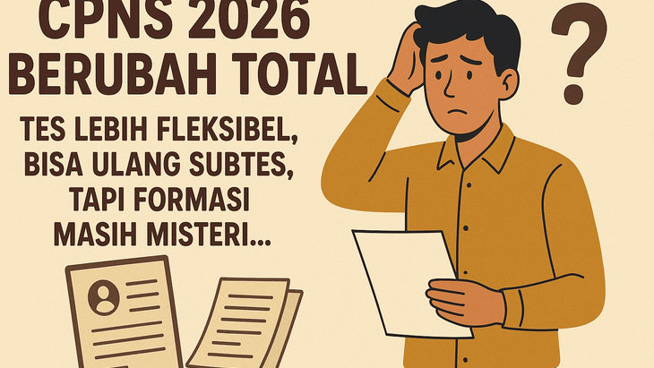 CPNS 2026 Berubah Total, Tes Lebih Fleksibel, Bisa Ulang Subtes, Tapi Formasi Masih Misteri