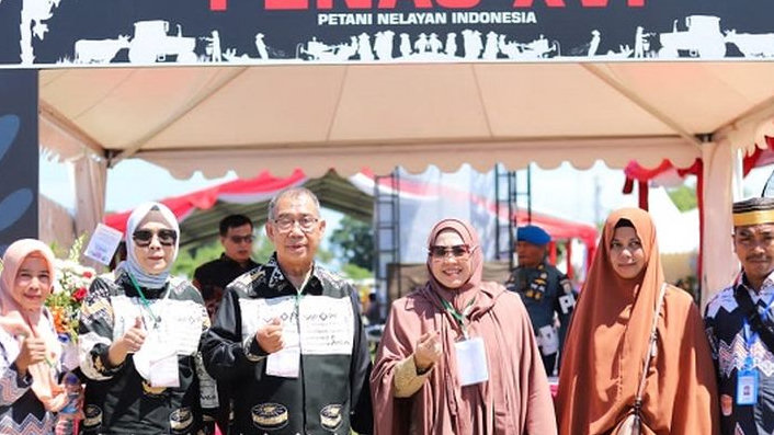 Wawali Parepare Hadiri Pembukaan PENAS yang Dihadiri Mentan SYL