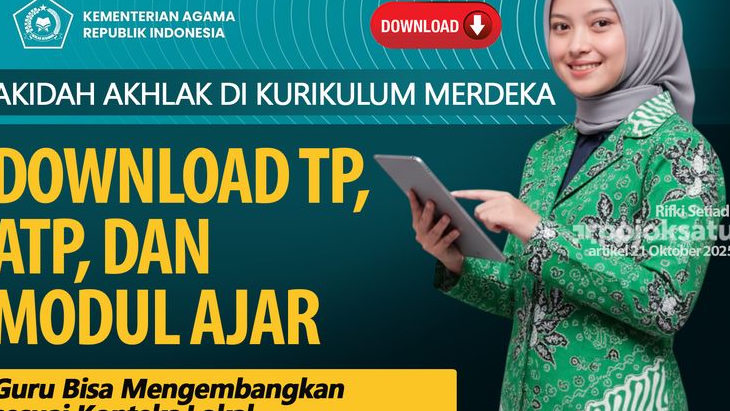 Buat Guru Madrasah, Ada Nih Link Download TP, ATP, dan Modul Ajar Akidah Akhlak Kurikulum Merdeka, Panduan Resmi Seluruh Indonesia