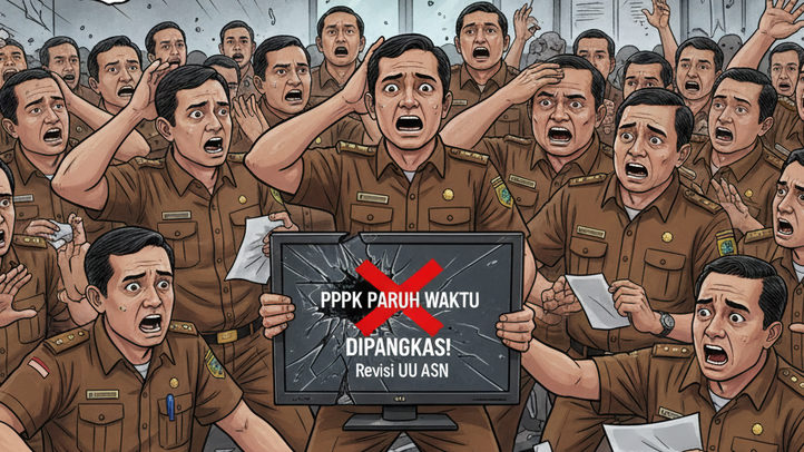 Belum Genap Setahun, PPPK Paruh Waktu Dipangkas Lewat Revisi UU ASN