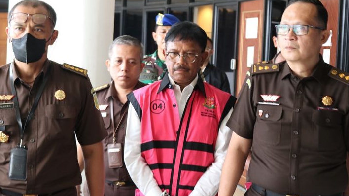 Jadi Tersangka Kasus Korupsi BTS 4G Bakti Kominfo, Johnny G Plate Terancam Hukuman Seumur Hidup