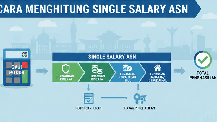 Cara Menghitung Single Salary ASN, Dari Gaji Pokok hingga Tunjangan