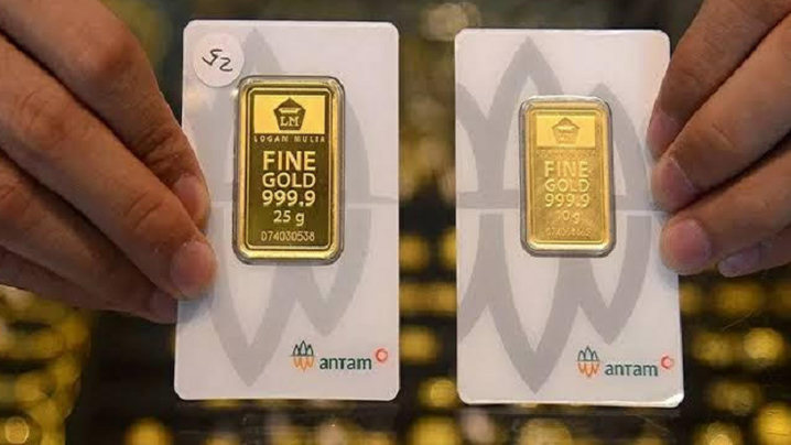 Emas Antam Anjlok, Berikut Harga Pecahan Emas Batangan