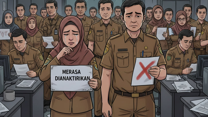Honorer Sukabumi Merasa Dianaktirikan, PPPK Paruh Waktu Jadi Harapan yang Datang Terlambat