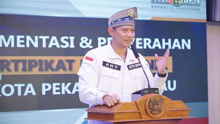 Menteri ATR Resmikan Implementasi Layanan Elektronik di Pekanbaru, Dorong Pelayanan yang Cepat Dan Aman