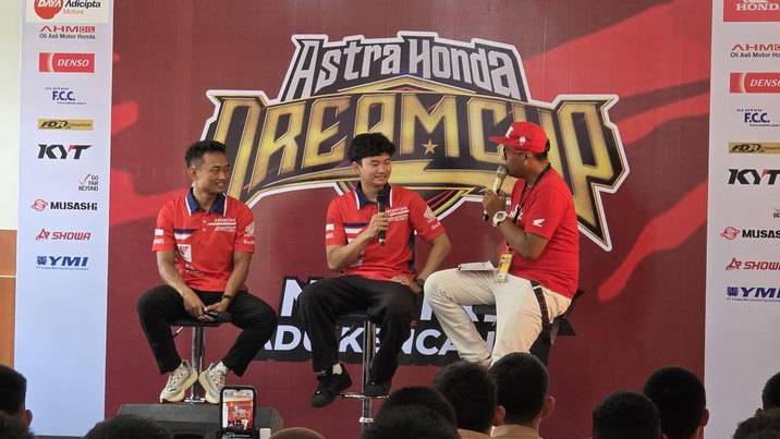 Gelar Adu Kencang di Sirkuit Bukit Peusar, Astra Honda Dream Cup Goes to School ke SMKN 4 Tasikmalaya
