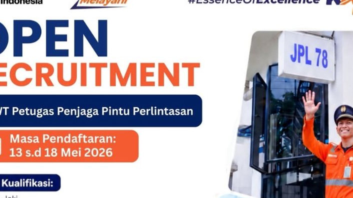 KAI Properti Buka Lowongan Kerja Petugas Penjaga Pintu Perlintasan, Lulusan SMA Bisa Daftar