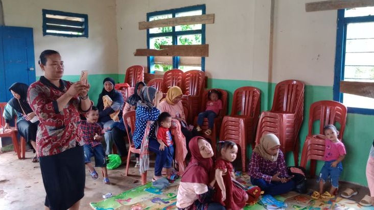 Mak Ganjar Peduli Kesehatan, Gelar Posyandu di Lampung Timur