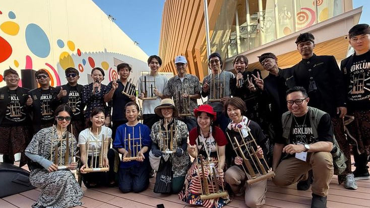 Budaya Nusantara Bergema di Jepang, Pertamina Bawa Angklung Udjo Ecoland Tampil di World Expo Osaka 2025