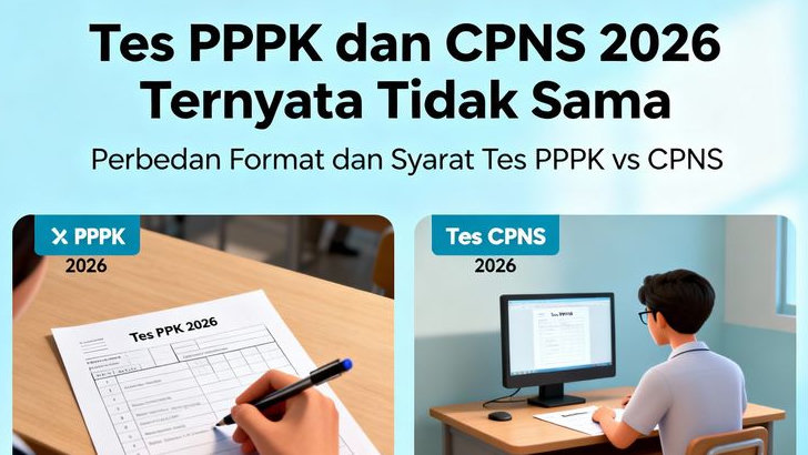 Fix Berbeda! Tes PPPK dan CPNS 2026 Ternyata Tidak Sama, Ini Bagian yang Paling Menjebak