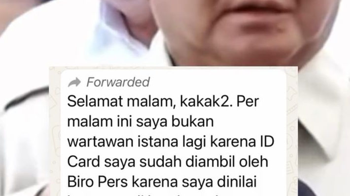 Perkara Pertanyaan Diluar Konteks, Prabowo Didesak Evaluasi Pejabat Biro Pers