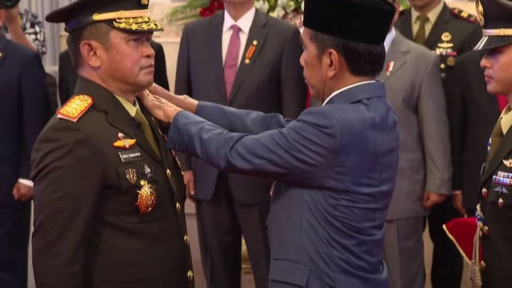 Berikut Nama KSAD, Pangkostrad, Danpaspampres Terbaru di Lingkungan TNI