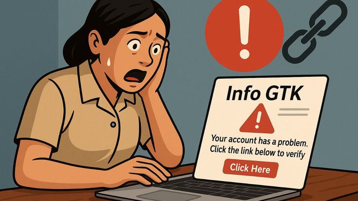 Waspada! Modus Phishing Info GTK Kembali Marak, Ini Ciri Link Palsu yang Harus Kamu Hindari