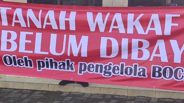 Diduga Belum Melakukan  Pembayaran,  8 Tahun Warga Menanti Penggantian Lahan Wakaf   Pihak Tol Bocimi