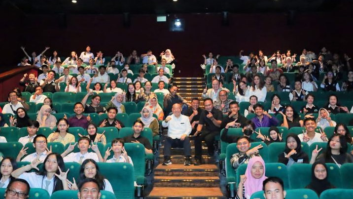 Seru! Kapolda Sumut Nonton Bareng Film 'Believe' Bareng Pangdam I Bukit Barisan dan Anggota TNI