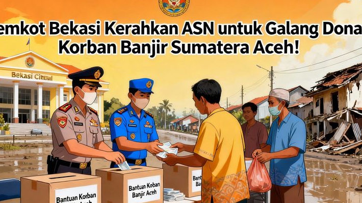 Viral! Pemkot Bekasi Kerahkan ASN untuk Galang Donasi Korban Banjir Sumatera Aceh!
