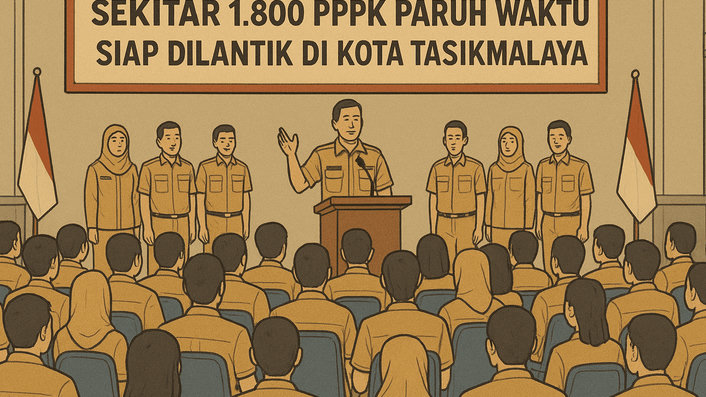Sekitar 1.800 PPPK Paruh Waktu Siap Dilantik di Kota Tasikmalaya