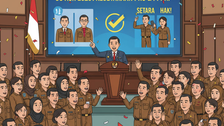 DPR RI Soroti UU ASN 2023, PPPK Akhirnya Diakui Setara dengan PNS? Cek Info Lengkapnya Disini!