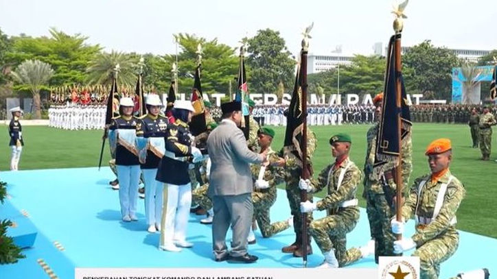 Sosok Komandan Upacara HUT TNI yang Curi Perhatian SBY dan Prabowo, Adhi Makayasa 1996