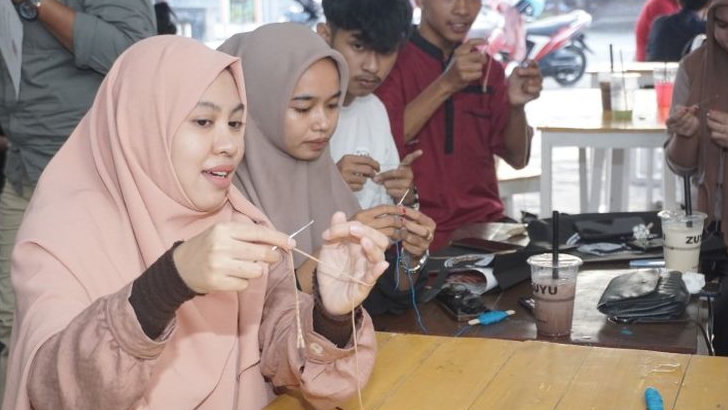 GMC Sulsel Gelar Pelatihan Merajut Benang di Bulukumba