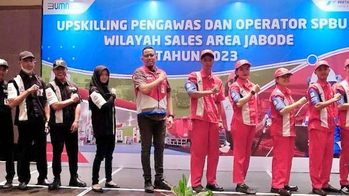 Optimalkan Pelayanan di SPBU, Pertamina Regional JBB Kembali Gelar Upskilling Pengawas dan Operator