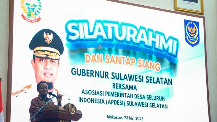 Gubernur Sulsel Ingin APDESI Berkontribisi Aktif Entas Stunting