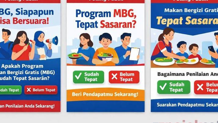 Polling MBG Siapapun Bisa Bersuara, Apakah Sudah Tepat Sasaran?