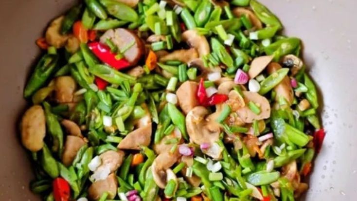 Resep Tumis Jamur Kancing Buncis, Menu Rumahan Simpel yang Gurih dan Bikin Nagih