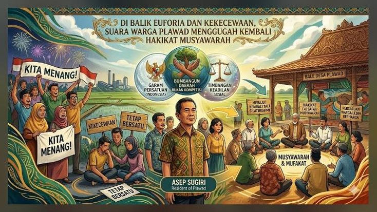 Warga Plawad Minta Masyarakat Kembali Bersatu Usai Kontestasi
