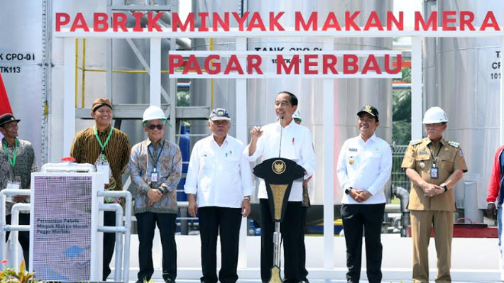 Resmikan Pabrik Minyak Makan Merah di Deli Serdang, Jokowi: Jadi Nilai Tambah untuk Negeri dan Petani Sawit
