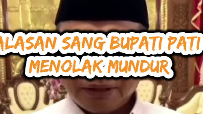 Bupati Pati Sadewo Menolak Mundur Dengan Alasan Berikut ini yang Membuat Netizen Kembali Ramai!