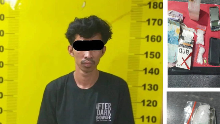 Gagal Edarkan Sabu dan Ekstasi, Pemuda Sei Apung Diborgol Polres Asahan