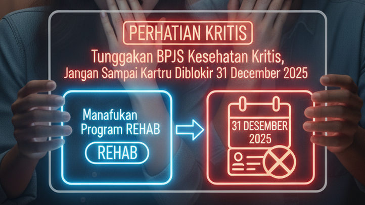 Waktunya Mepet! Tunggakan BPJS Kesehatan Kritis, Jangan Sampai Kartu Diblokir 31 Desember 2025, Manfaatkan Program REHAB