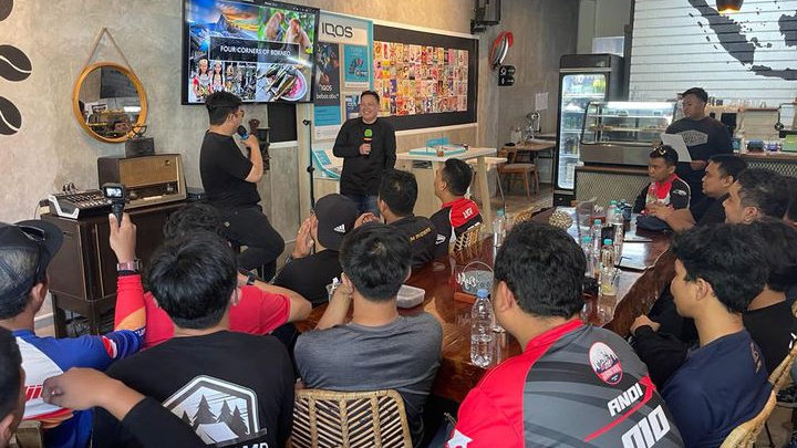 Komunitas CB150X Ikut Kegiatan Halal Bi Halal Bersama Mario Iroth