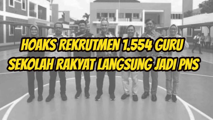 Rekrutmen 1.554 Guru Sekolah Rakyat Langsung Jadi PNS? Begini Faktanya!