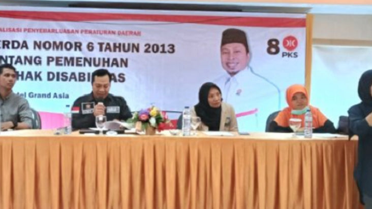 Anggota DPRD Makassar Anwar Faruq Ingatkan Hak Penyandang Disabilitas
