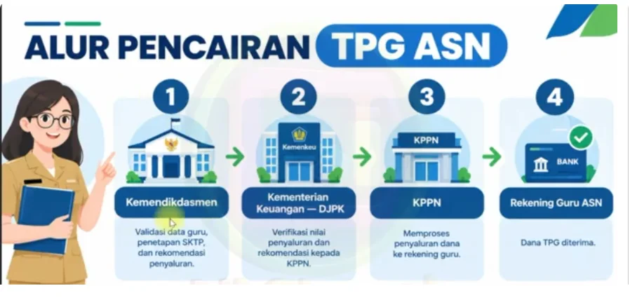 Alur pencairan TPG untuk Guru Non ASN