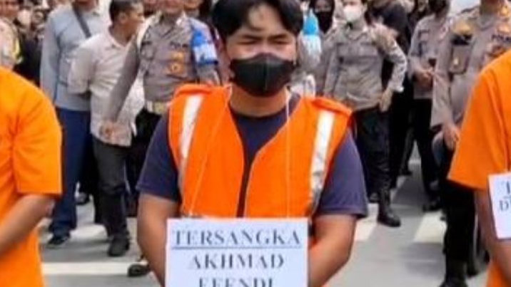 Tampang Ipda Ahmad Efendi, Kanit Reskrim Polsek Simpang Empat Pelaku Penganiayaan Pandu Brata Syahputra Siregar