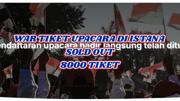 Antusiasme Masyarakat Pecahkan Rekor! 8.000 Kuota Undangan Upacara HUT RI ke-80 Sold Out dalam Hitungan Jam
