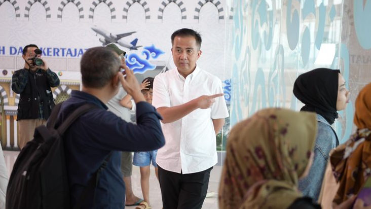 Bey Machmudin Tinjau Persiapan Pemberangkatan Calon Jemaah Haji di BIJB Kertajati