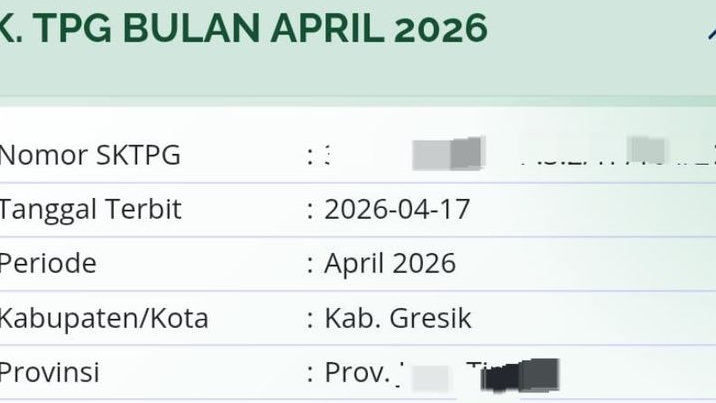 SKTP TPG tak Kunjung Terbit, Tapi Sejak 5 Hari yang Lalu Sebagian Telah Terbit di Info GTK!