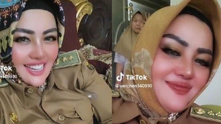 Kades Ikut Aksi di DPR Namanya Wiwin Komalasari, Ada Lagi 8 Kades Bogor Glamour Ngalahin Ibu Negara