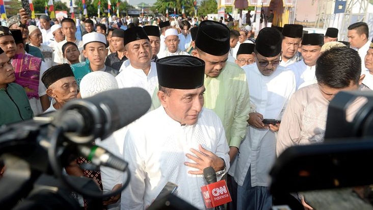 Perayaan Idul Adha 2023,  Gubernur Edy Rahmayadi Ajak Masyarakat Sumut Teladani Keikhlasan Nabi Ibrahim