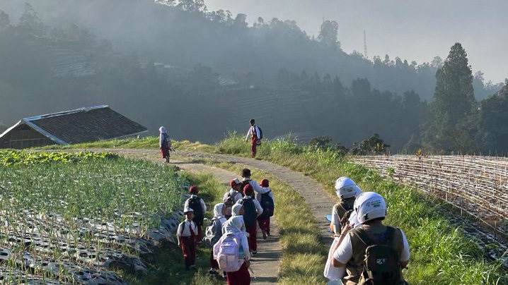 Keindahan Desa Nepal Van Java di Magelang: PNM Tingkatkan Kesejahteraan Lewat Program Relawan Bakti BUMN